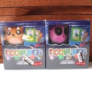 Doomlings Card Game Plush Edition (Target Exclusive) Family Strategy Game Bundle